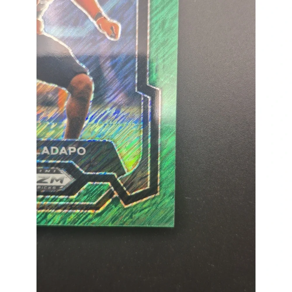 2024 Prizm Draft Picks Kitan Oladapo #169 1st Off The Line Green Shimmer /8 (RC)